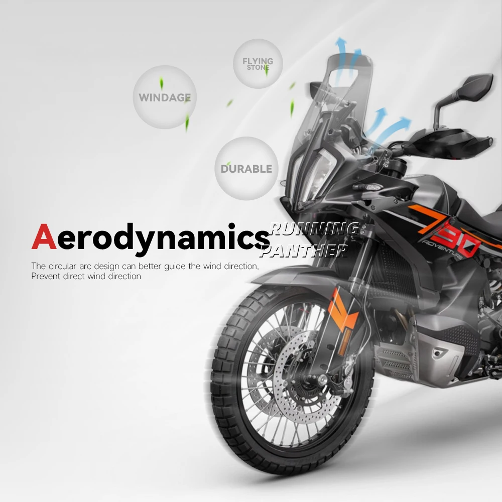 Козырек на лобовое стекло для мотоцикла 790 890 ADVENTURE / R RALLY 2023-2024