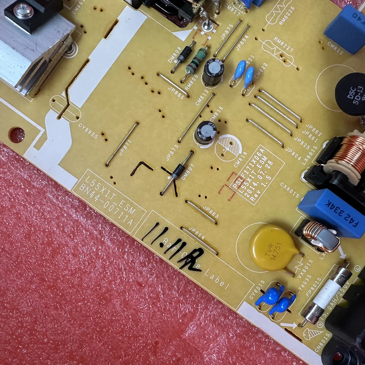 BN44-00711A L55X1T_ESM Плата питания предназначена для UE50H6200AK UE55H6240AK UE55H6400AK UE55H6200AW