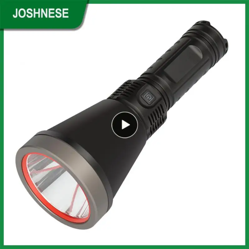 

Torch 1300lm Zoom Handheld Flashlights Portable 6 Gears Modes Rechargeable Tactical Flashlights 1500 Meters Flashlight 30w Led