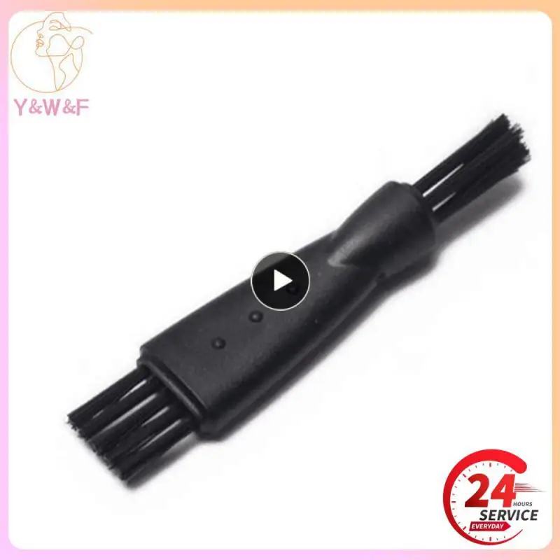 

Plastic Cleaning Brush High Quality Convenient Razor Bristle Brush Small Bristle Brush Razor Cleaning Brush Black Effective