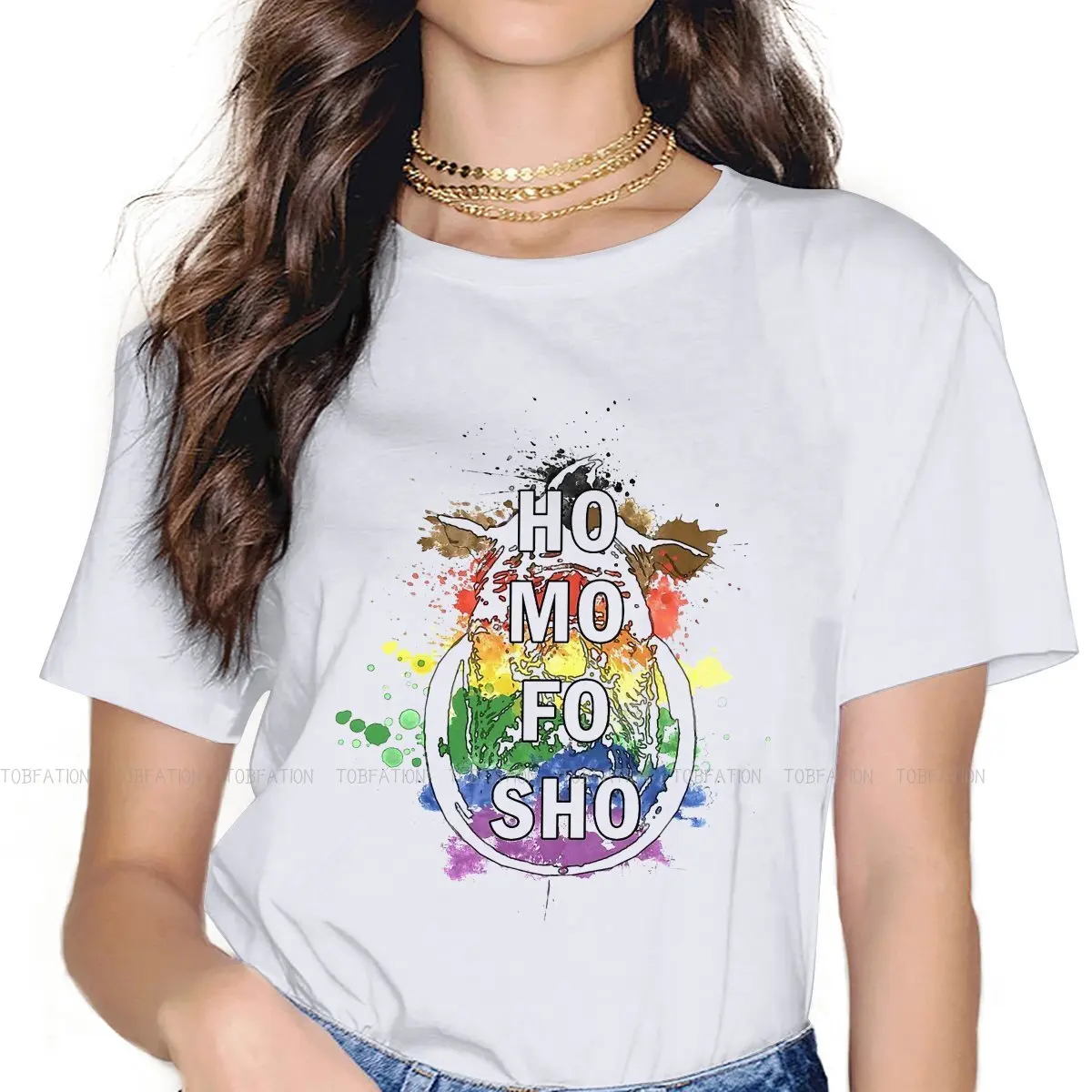 

Ho Mo Fo Sho Style TShirt for Girl Gay Rainbow Boys Love 4XL Hip Hop Gift Clothes T Shirt Stuff