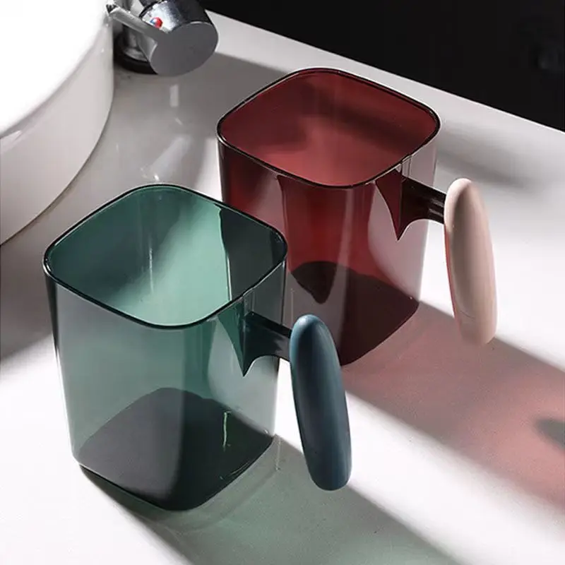 

1PC Portable Creative Washing Mouth Cups Plastic Home Hotel Toothbrush Holder Bathroom Accessories Mouthwash Storage Cups