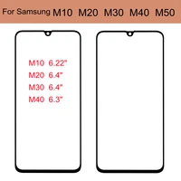 for samsung galaxy m10 m20 m30 m40 front outer glass panel touch screen front panel glass replacement