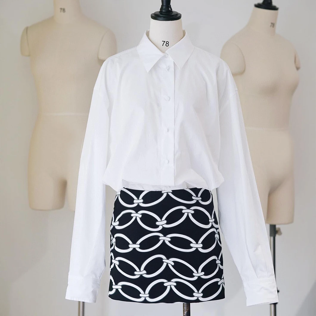 

NIGO Summer Women's Shirt Short Skirt One-piece Skirt Ngvp #nigo56896