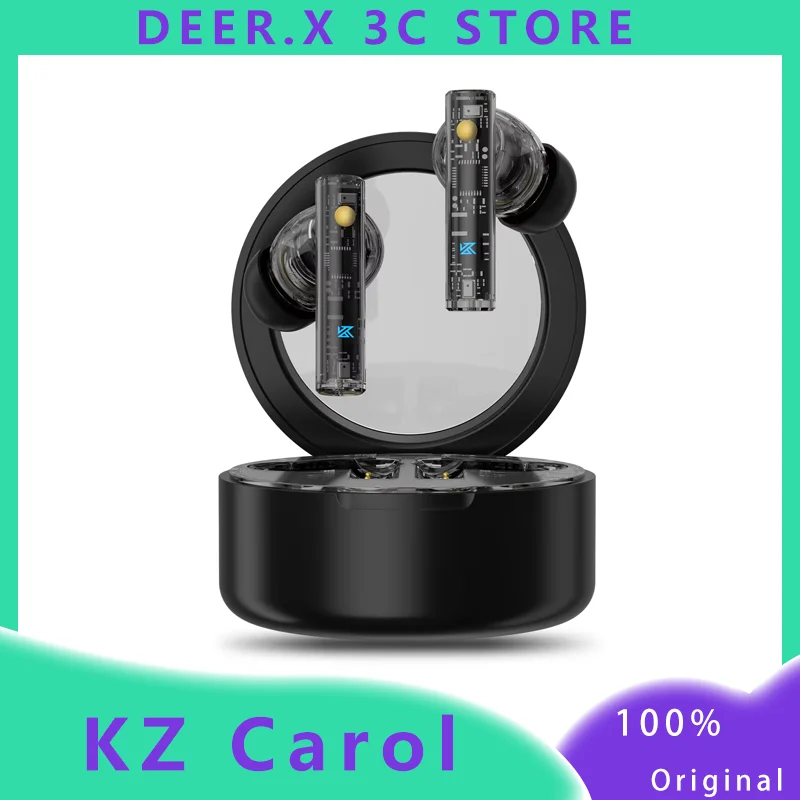 Беспроводные наушники Kz Carol высокоточные Игровые с глубоким шумоподавлением и