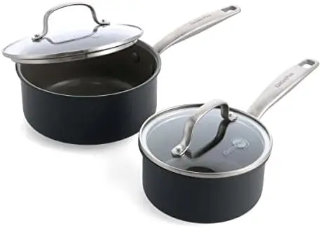 

Hard Anodized Healthy Ceramic Nonstick, 5QT Saute Pan Jumbo Cooker with Helper Handle and Lid, PFAS-Free, Dishwasher Safe, Oven