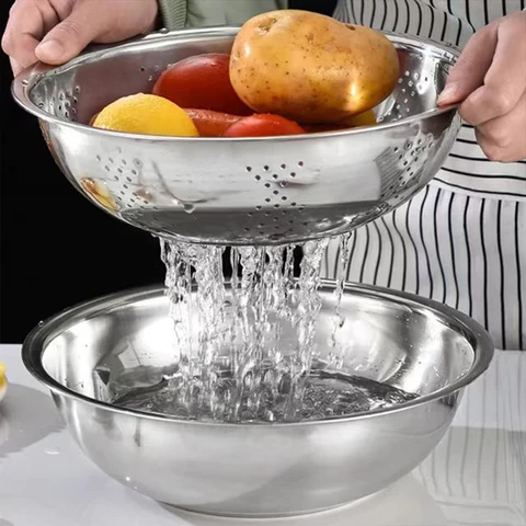 Дуршлаг из нержавеющей стали