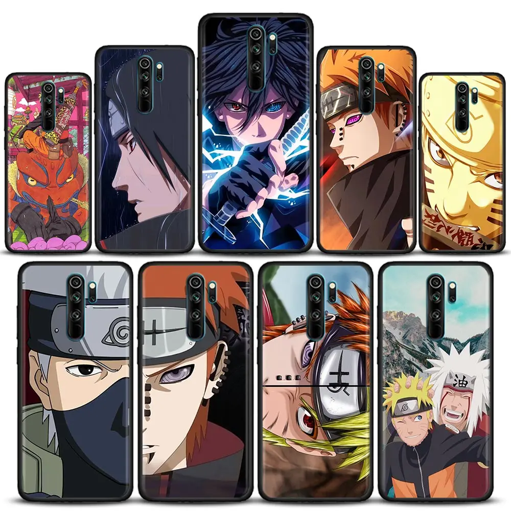 

Naruto Case For Xiaomi Redmi 9A 7A 9T 9 10 7 8A Case Uchiha Sasuke Soft Silicone Cover Kakashi Anime For Red mi K40 Pro K40s K50