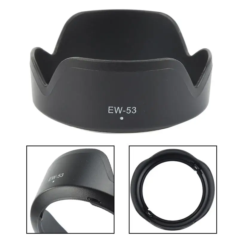 

EW-53 49mm ew 53 EW53 Zonnekap Omkeerbare Camera Lente Accessoires voor For Canon EOS M10 EF-M 15-45mm Lens