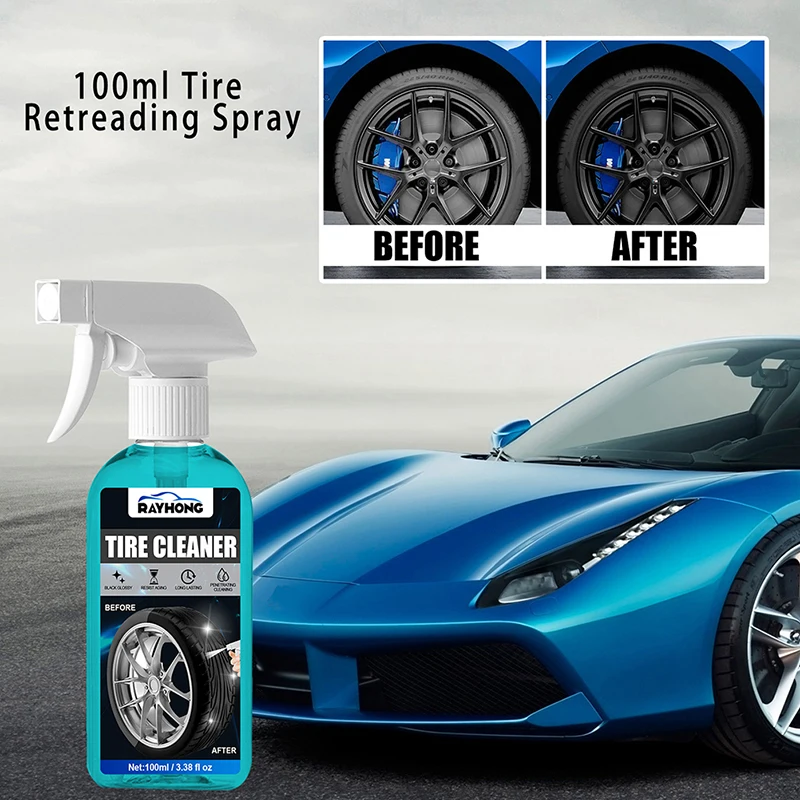 

Universal 100ml Tire Shine Coatings Long Lasting Tyre High Gloss Car Auto Tire Refurbishing Agent Cleaner Coating