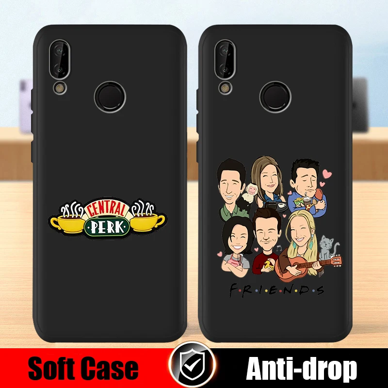 

Central Perk Coffee friends tv show Silicone for Huawei P40 P30 P20 P10 P8 Lite 2017 Mate 30 20 10 Lite Pro Phone Case Cover