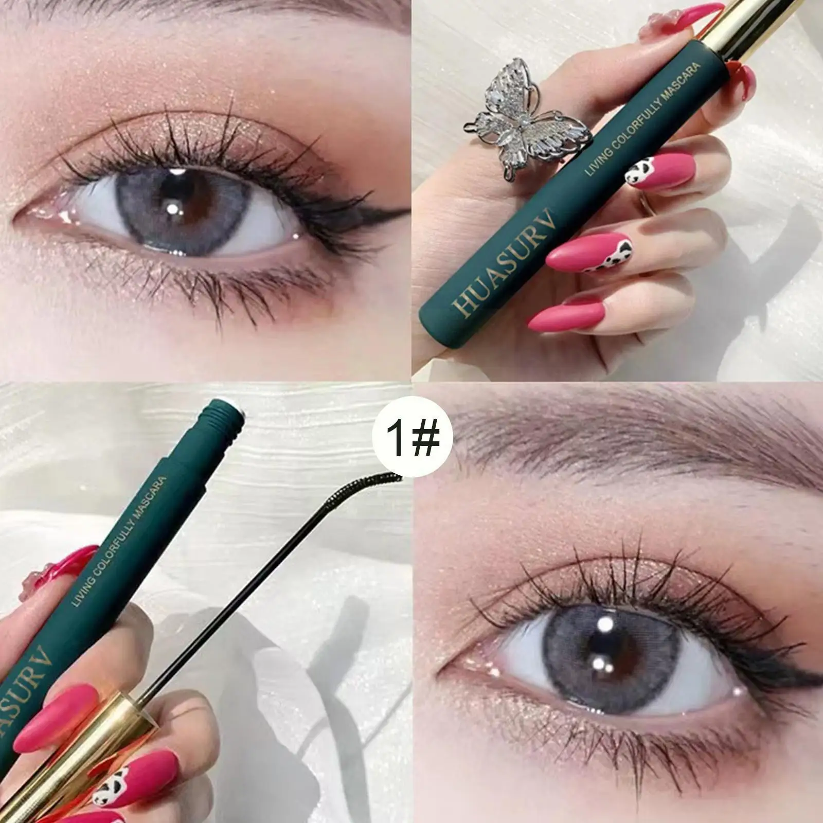 

Skinny Mascara Magic Color Waterproof Mascara Silk Long Eyelash Slender Colorful Mascara Cosmetics Stay 5 Mascara Colors Fi K9C1