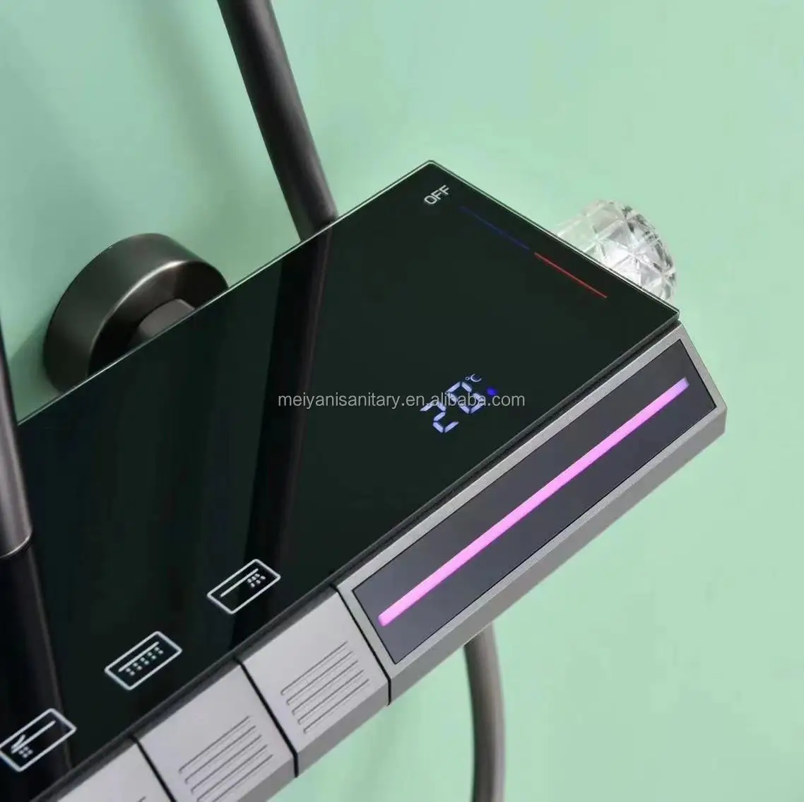 Meiyani белый бронзовый металл цифровой дисплей клавиша фортепиано горячая и