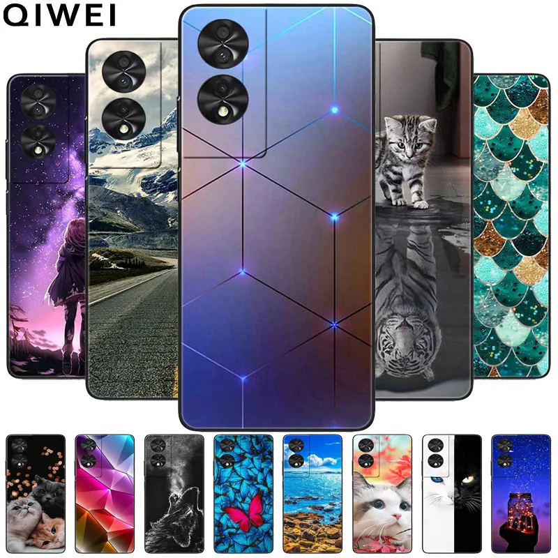 Чехол для TCL 50 5G роскошный милый силиконовый мягкий чехол из ТПУ телефона XE