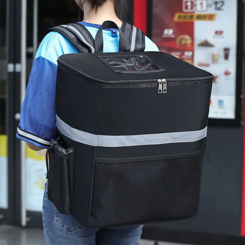 35L اضافية كبيرة الحرارية الغذاء حقيبة للحفاظ على البرودة صندوق ثلاجة الطازجة حفظ الغذاء تسليم حقيبة الظهر معزول حقيبة جميلة