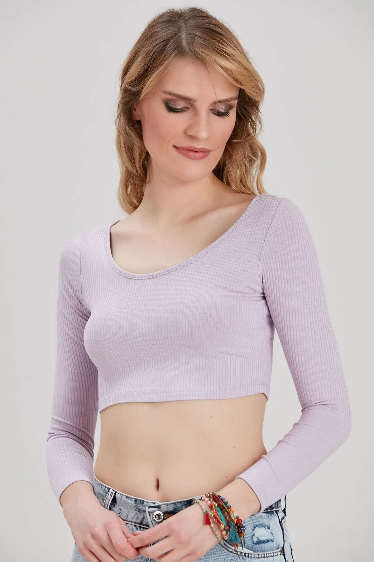 Women's Summer Crop Top Blouse Lilac Crop Blouse Summer Women Casual Tank Top Vest Blouse