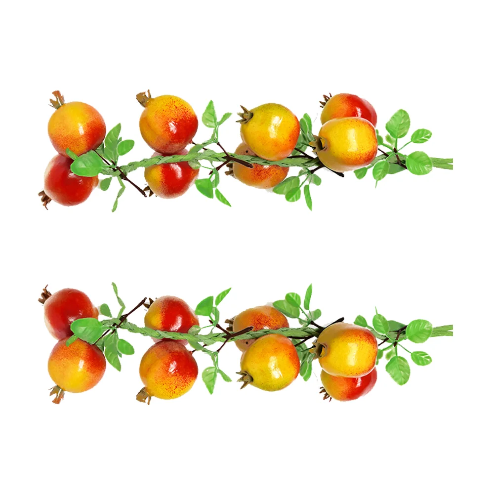 

Fruitpomegranate Lifelike Modelfruits Artificial Stringlearning Simulation Photography Prop Decoration Pendant Vine Party Tomato