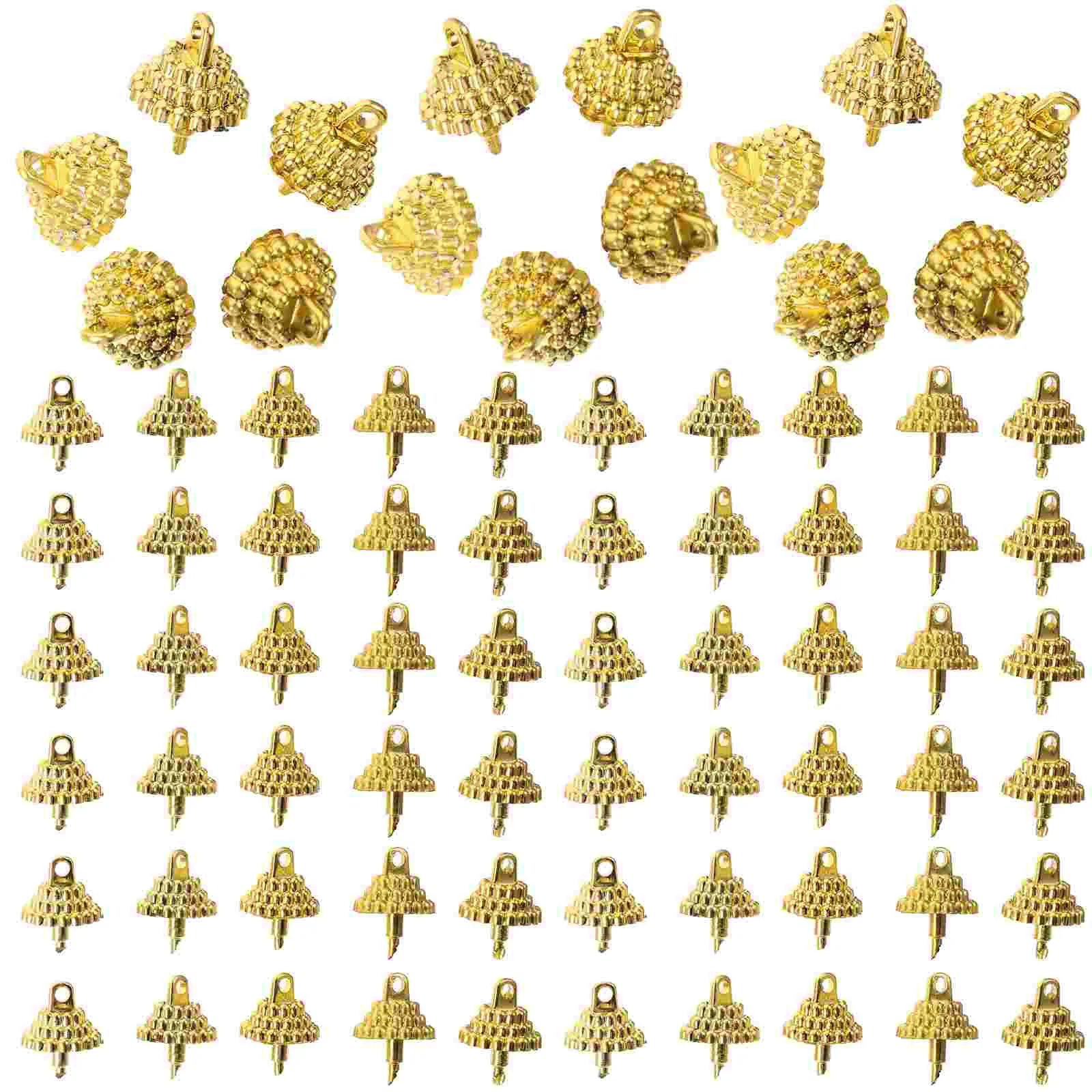 

Christmas Ball Pendant End Caps Christmas Tree Hanging Ball Top Covers Ball Pendant DIY Caps Decoration Holder Hanging Supply