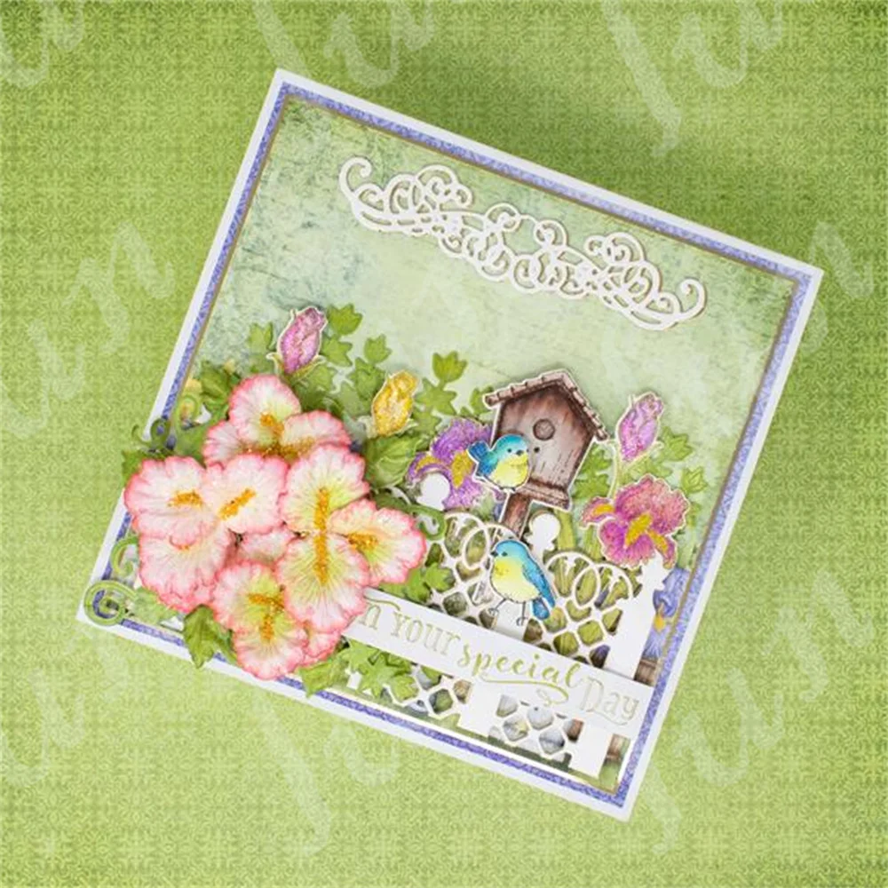 Вырубные штампы и новинка 2024 весенние лепестки ириса цветы ремесло ручная работа