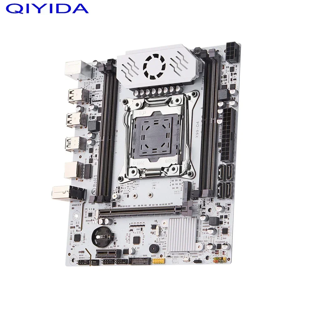QIYIDA X99 Комплект материнской платы LGA 2011-3 Xeon E5 2670 V3 Процессор 16 ГБ REG ECC DDR4