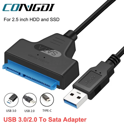 Congdi Кабель SATA-USB 3.0  Adapter