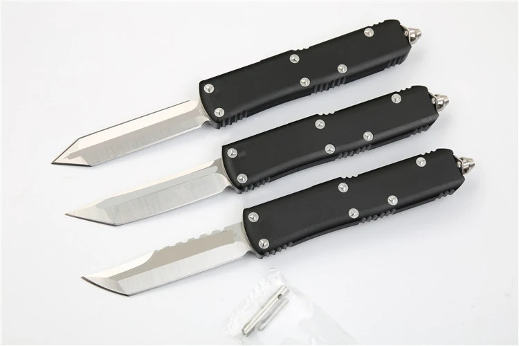 Outdoor Camping Tactical Knife D2 Blade Aluminum Handle Wilderness Survival Portable Pocket Knives EDC Tool-BY58