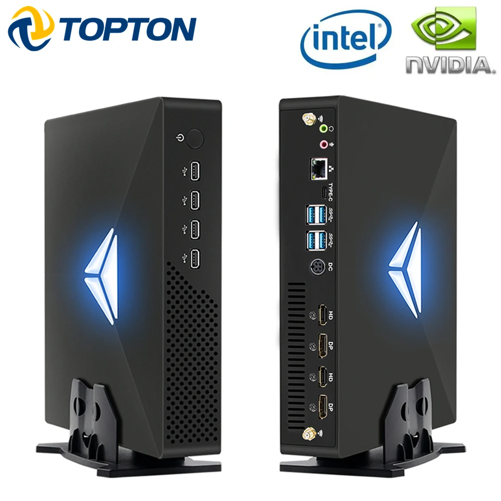 Topton новый игровой ПК MV200 Nvidia RTX 3050 8G GDDR6 Intel Core i9 i7 i5 настольный компьютер Windows 11 2 *