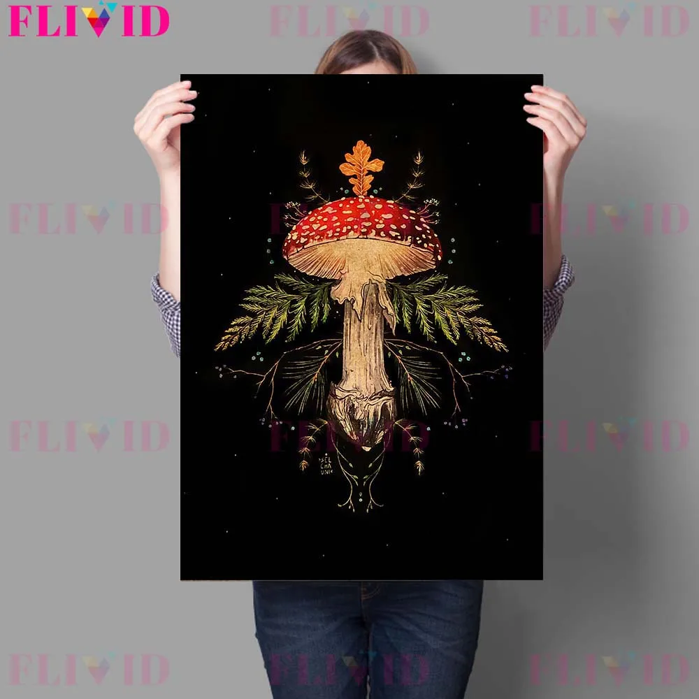 

Печать на холсте "Зеленая Ведьма и лес"