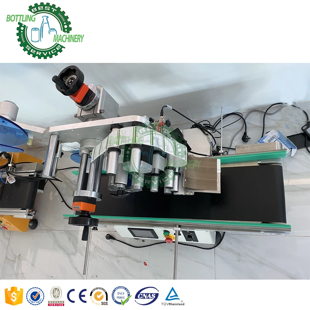 Автоматическая самоклеящаяся машина для нанесения этикеток пакетик винных
