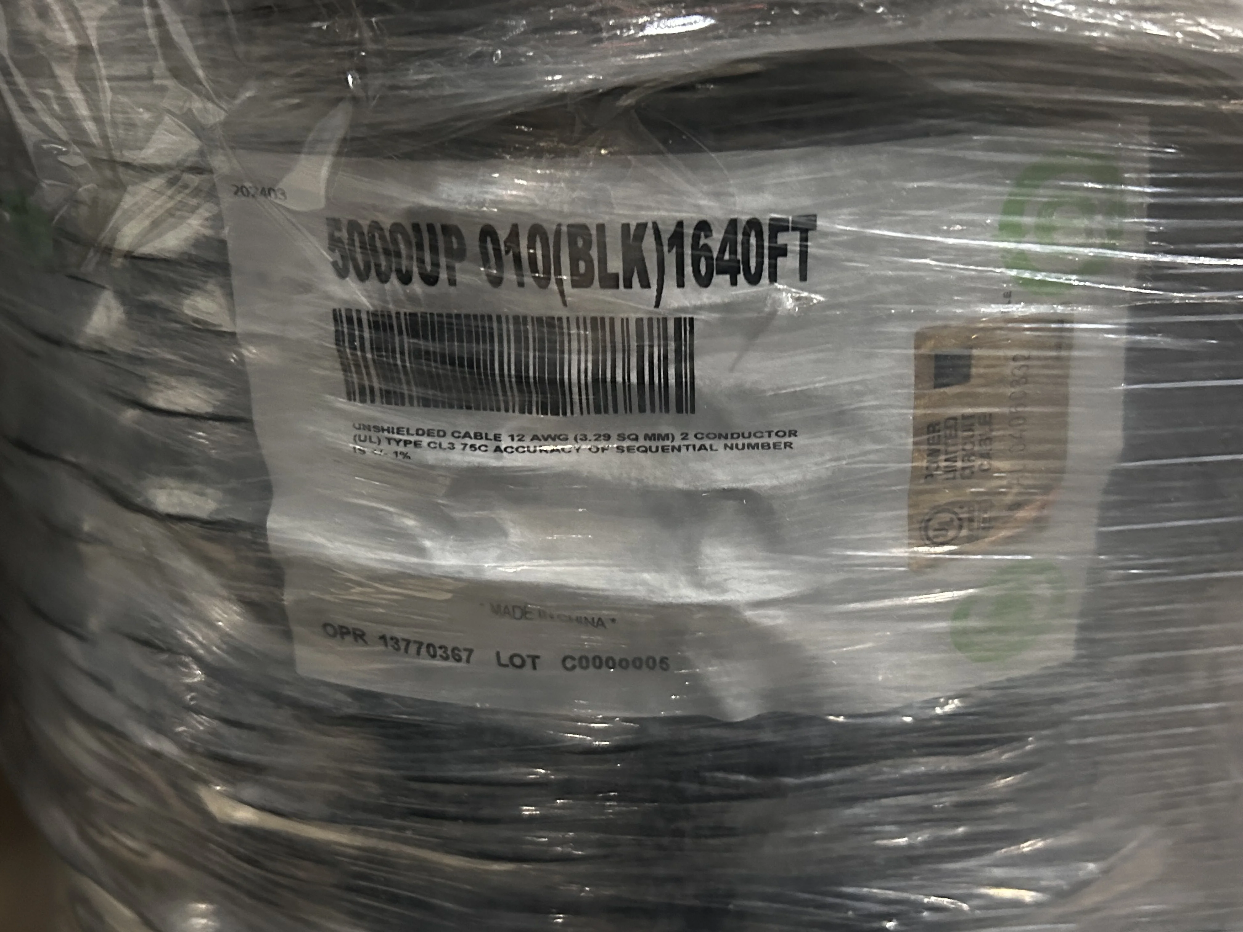 Фото 100% новый оригинальный кабель Belden 12AWG 2C, аудиокабель Hi-Flex для настенных колонок, провод CL3 Belden 5000UP №3