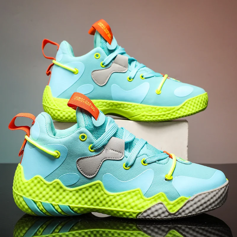 2023 Spring Unisex Basketball Shoe Shock Absorbing Front Lacing for Breathable and Comfortable New Popular High Quality Flyknit