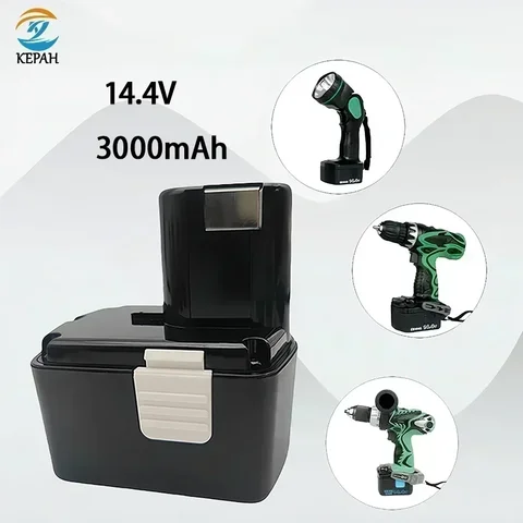 Оригинальная перезаряжаемая батарея KEPAH для Hitachi 14.4V 3000mAh