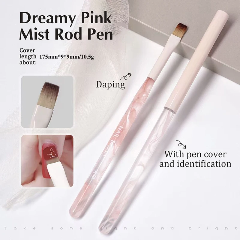 Акриловая кисть для ногтей, гелевая кисть для маникюра, акриловая УФ ...