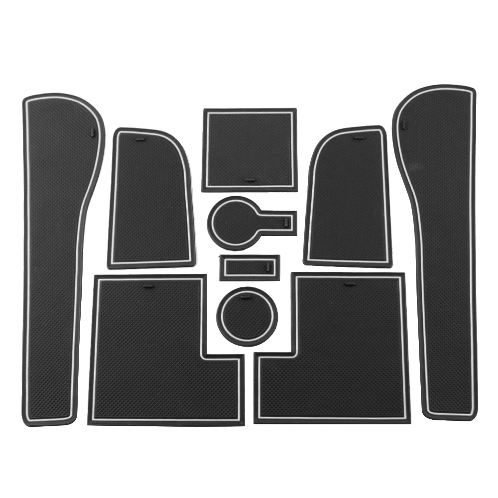 Коврики с пазом для двери автомобиля коврики Volkswagen VW Golf 7 5 MK7 MK7.5 2013-2020 слот дверных