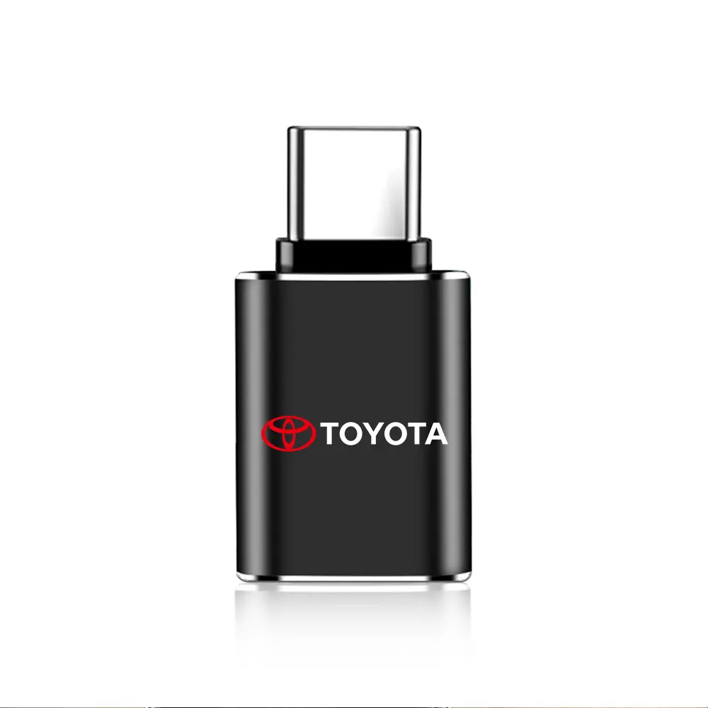 

1 шт. USB-адаптер Type-C OTG USB-гнездовой преобразователь для телефона, зарядное устройство для Toyota Fortuner Chr Prius Yaris Trd Hiace Verso Corolla