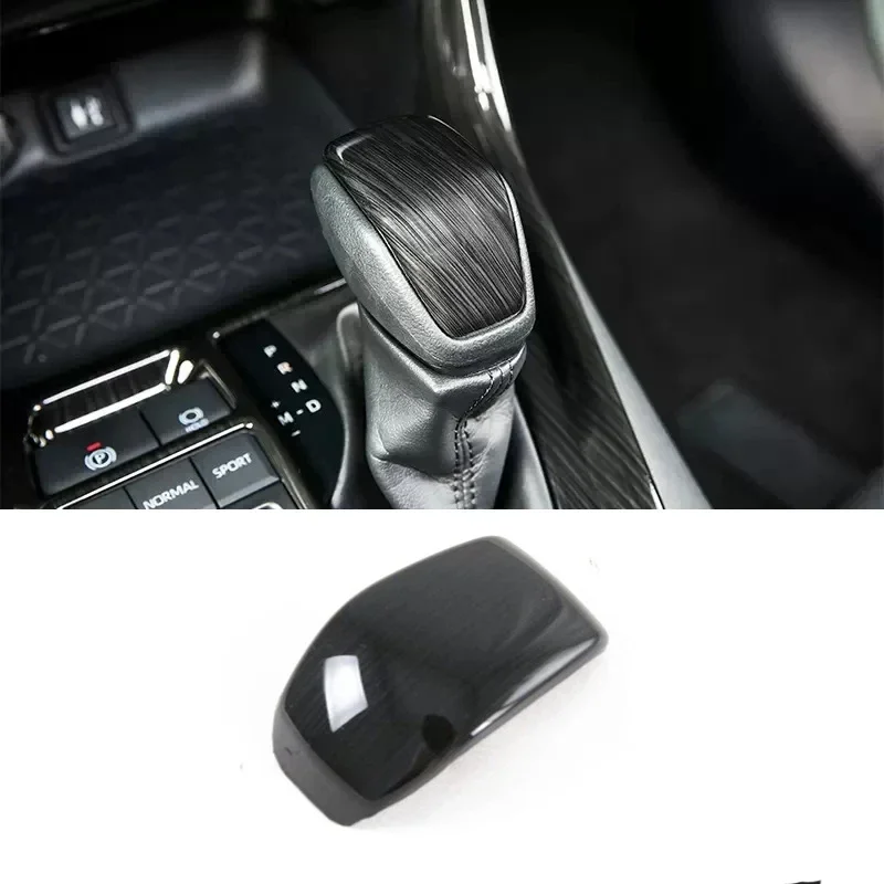 

Для Toyota RAV4 RAV 4 XA50 2019 2020 2021 2022 2023 ABS черный матовый узор аксессуары для интерьера крышка переключения передач стекла