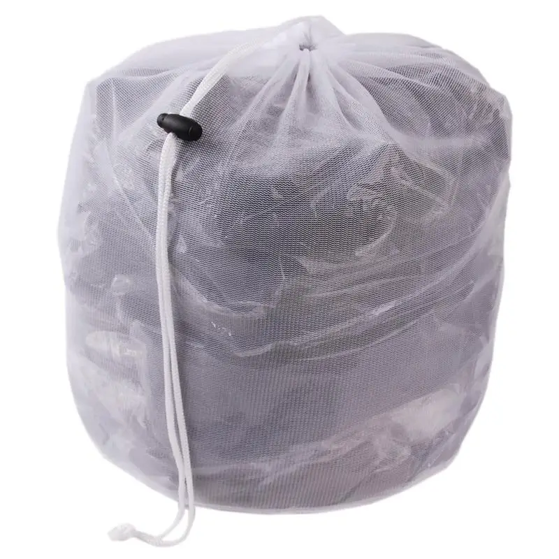 

Clothes Washing Bags Machine Laundry Bra Practical Aid Lingerie Mesh Net Wash Bag Draw Cord Lingerie Laundry Bags