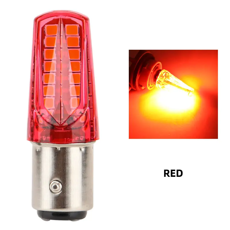 1157 BAY15D P21/5 Вт светодиодные лампы мигающий стоп-сигнал мотоцикл стробоскопические предупреждающие задние фонари 32SMD High Light DRL лампа обратного сигнала