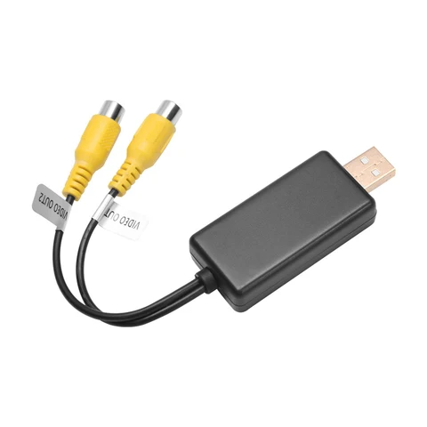 Адаптер с USB на CVBS RCA для видеовыхода, Интерфейсный блок для подключения к монитору, дисплейное устройство для Android, радио, мультимедийный плеер