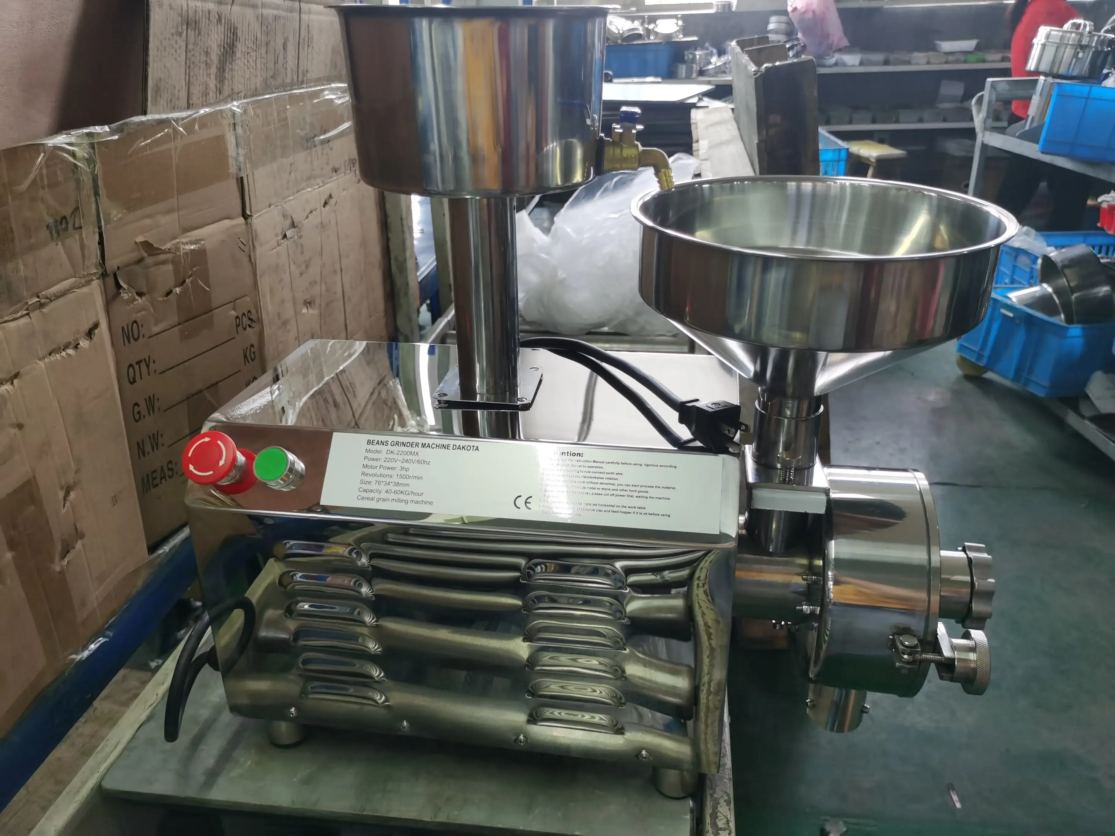 LTPK 2200-W Промышленная машина для сухой и влажной шлифовальной машины Измельчитель