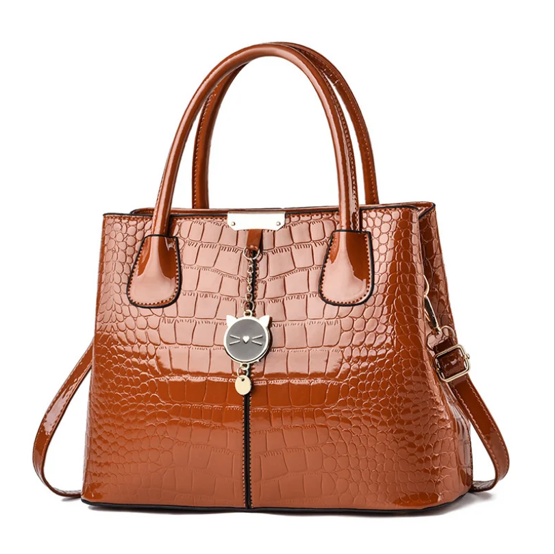 

Роскошная Яркая кожаная сумка высокого класса, новинка 2022, женская сумка с каменным узором, вместительные женские сумки на плечо, сумка-мессенджер