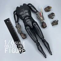 devil toys 16 mech battle dxiii carbine noir black male body figures with hand arm armor set for collectable