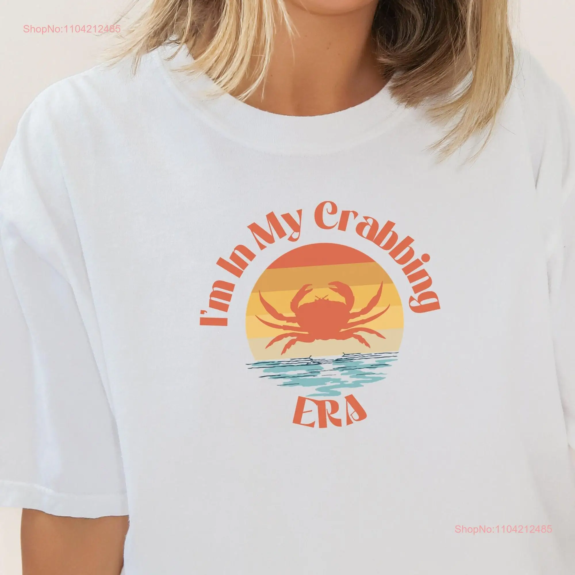 Футболка Crab Lover Beach Life Funny Sea Crabbing Hunting Crabulous с длинными или короткими рукавами