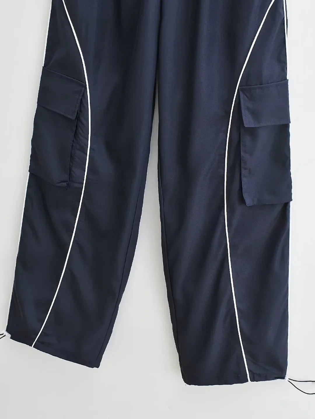 Осень/зима новинка 2024 повседневные брюки с высокой талией женские свободные