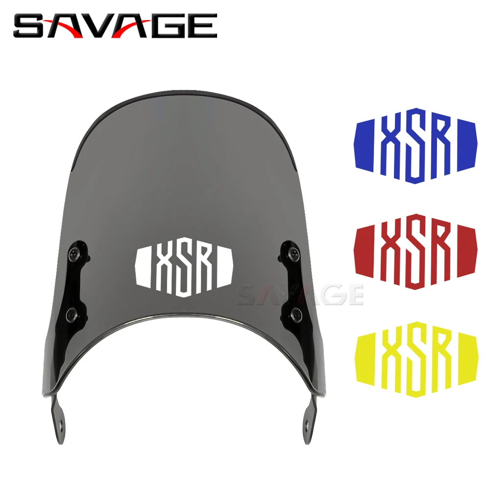 

XSR700 XSR900 Windshield Windscreen For YAMAHA XSR 125 155 250 300 700 900 2016-2023 Motorcycle Wind Deflector Pare-brise Shield