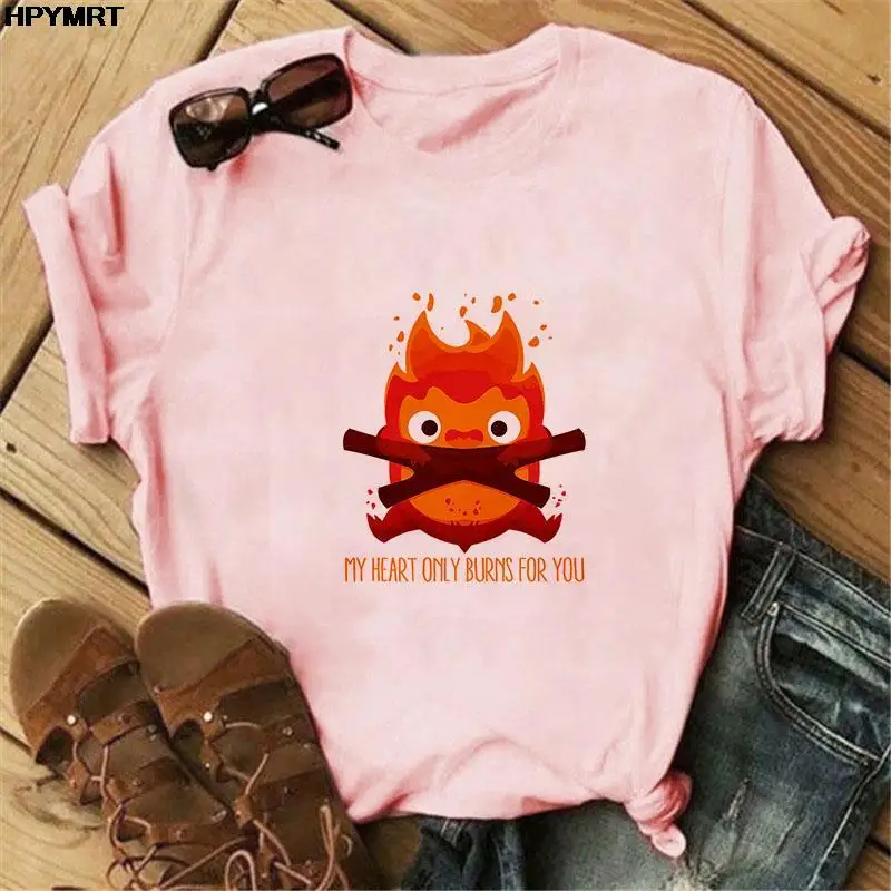 

Spring Summer Harajuku Fashion women's clothing T-shirt cute cartoon graphics printing street Casual O-neck shirt soft cozy Tops