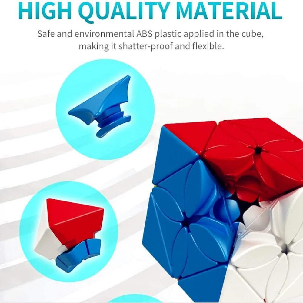 MoYu Meilong Быстроскоростной Куб С Дизайном Кленового Листа Несклеевой Волшебный