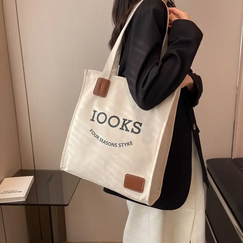 

Сумка на плечо женская сумка для покупок тканевая сумка модная сумка-тоут Корейская версия трендовая Вместительная дорожная сумка пляжная сумка