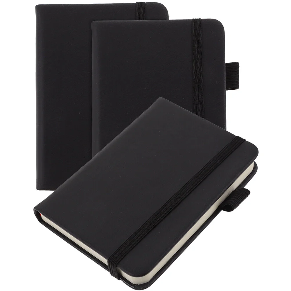 

3 шт., блокноты из ПУ кожи для записей