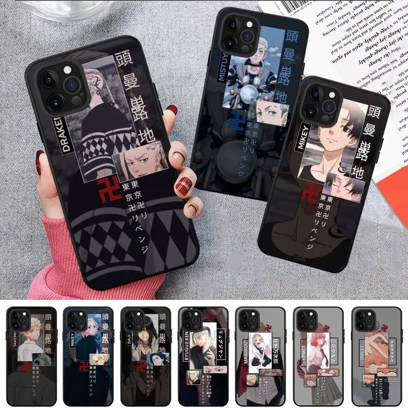 

Japanese anime Tokyo Revengers Phone Case for iPhone 11 12 13 Mini Pro Max 8 7 6 6S Plus X 5 SE 2020 XR XS Funda Case